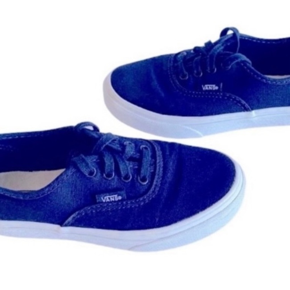 Vans Kids Navy Blue Sneakers Sz 1.5